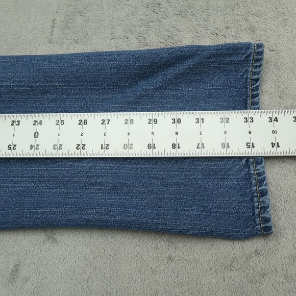 American Eagle Jeans Mens Size 33x34 Blue Original Straight 100% Cotton Denim - Picture 4 of 16